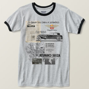 T-shirt Voitures Hispano Suiza