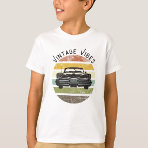 T-shirt voitures vintage rétro design classique voiture