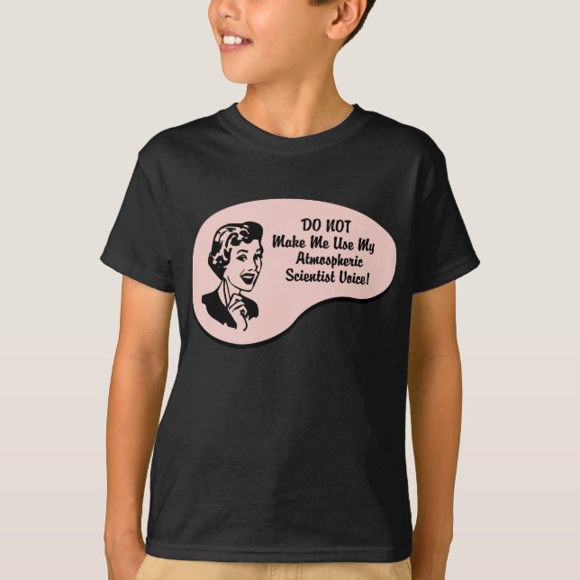 T-shirt Voix atmosphérique de scientifique (Devant)