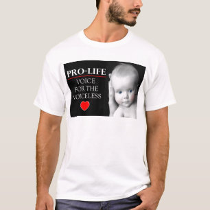 T-shirt Voix contre l'avortement et l'euthanasie pour