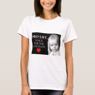 T-shirt Voix contre l'avortement et l'euthanasie pour