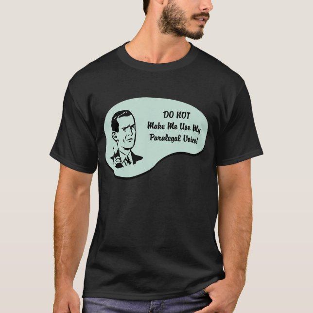 T-shirt Voix de paralégal (Devant)