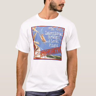 T-shirt Vol horizontal droit et
