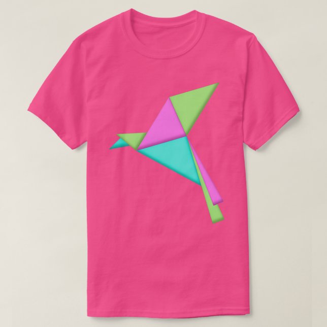 T-shirt Vol Origami (Design devant)