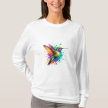 Vol vibrant – Explosion de colibris à l'aquarelle