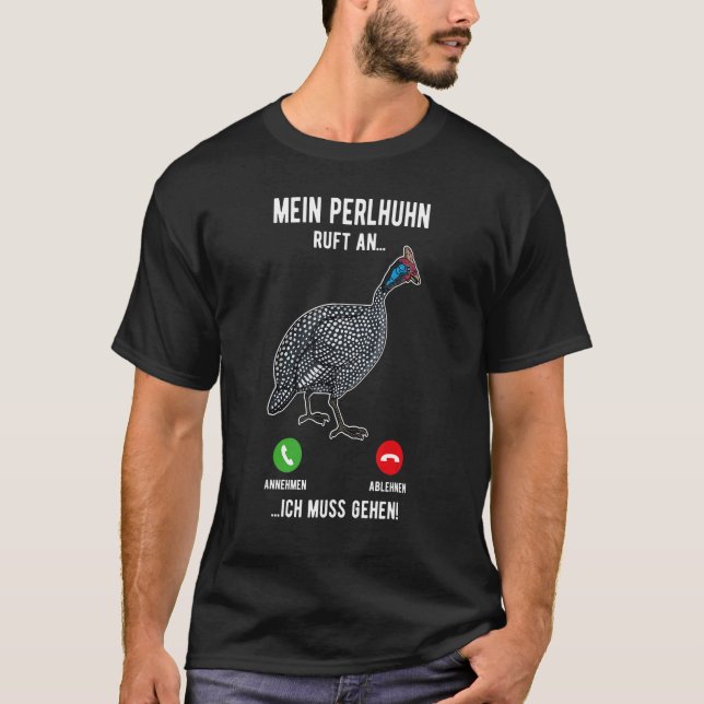 T-shirt Volaille Éleveuse De Poulet De Guinée-Bissau 26 (Devant)