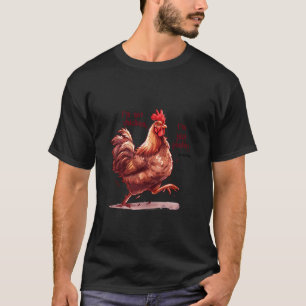 T-shirt Volailles en mouvement drôle de coq poulet jeu de