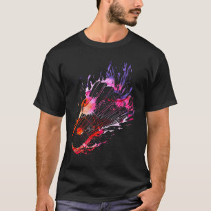 T-shirt Volant de badminton coloré