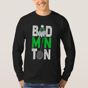 T-shirt Volant de Badminton Raquette Joueur de Badminton