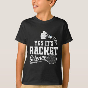 T-shirt Volant de match de badminton Oui c'est un joueur d