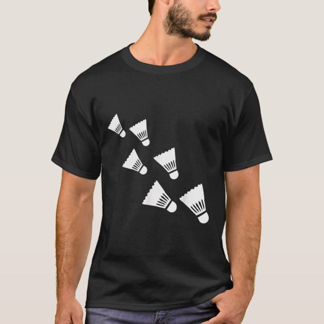 T-shirt Volants de badminton (Devant)