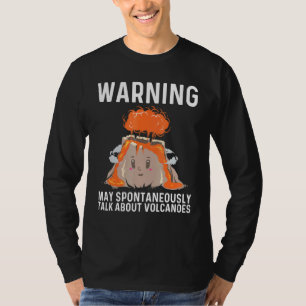 T-shirt Volcan cool Pour Hommes Femmes Lava Magma Eruption