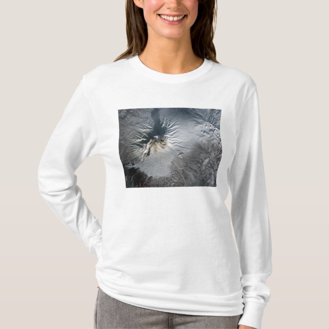 T-shirt Volcan Shiveluch en Russie (Devant)