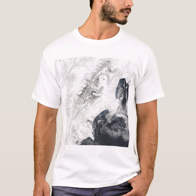 T-shirt Volcans dans la péninsule centrale du Kamchatka (Devant)