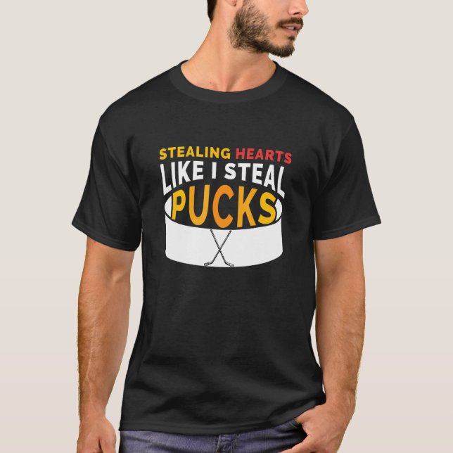 T-shirt Voler le coeur Comme je vole des canettes Citer le (Devant)