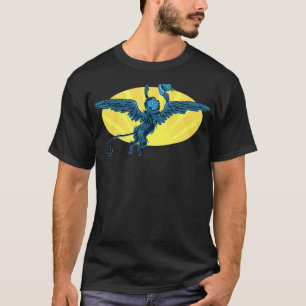 T-shirt Voler le singe agitant au revoir l'Assistant Couch