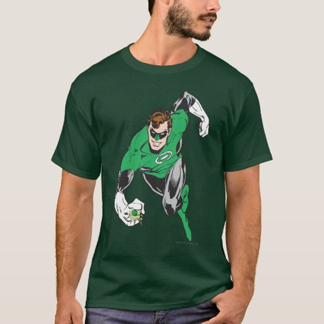 T-shirt Voler vers l'avant de la lanterne verte (Devant)