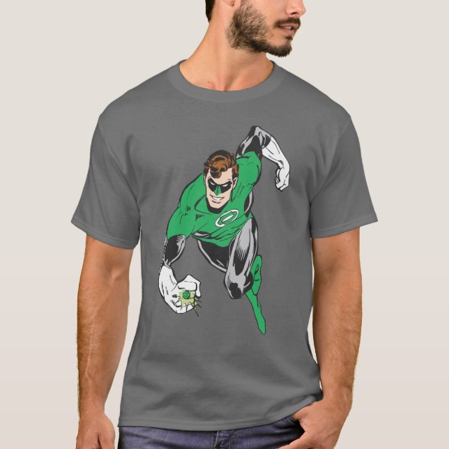 T-shirt Voler vers l'avant de la lanterne verte (Devant)