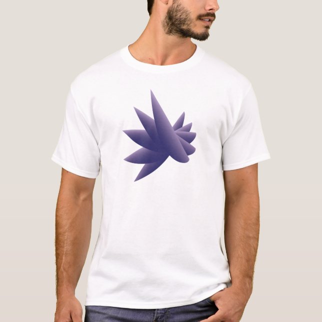 T-shirt Volets violets nb (Devant)