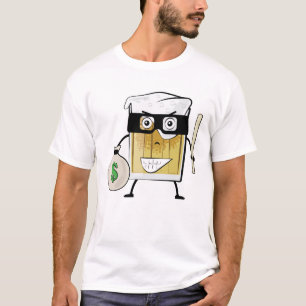 T-shirt Voleur de Bière - Illustration de Personnage Amusa