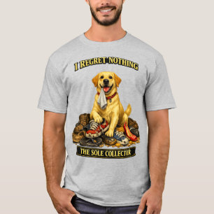 T-shirt Voleur de chaussures Labrador Art drôle de chien
