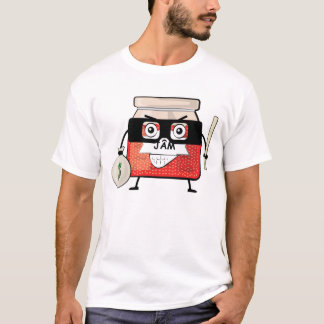 T-shirt Voleur de confiture - Illustration de personnage d