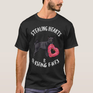T-shirt Voleurs de cœurs pets explosifs Schipperke Valenti