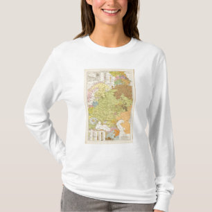 T-shirt Volkerkarte von Russland - carte de la Russie