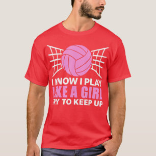T-shirt Volley-Ball cool Pour Femmes Filles Dames Setter L
