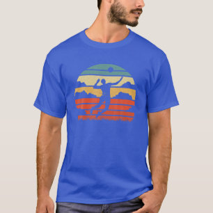 T-shirt Volley-ball de plage Retro