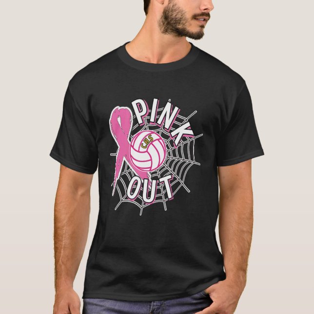 T-shirt Volley-ball du SHC rose dehors #PorterStrong (Devant)