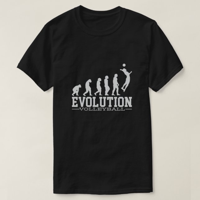 T-shirt Volley-ball Évolution Volley Player Coach Hitter S (Design devant)