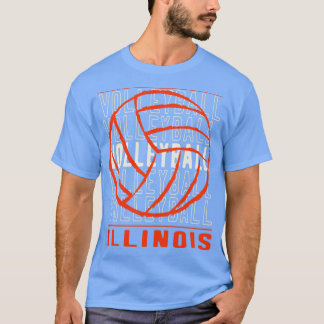 T-shirt Volley-ball Illinois