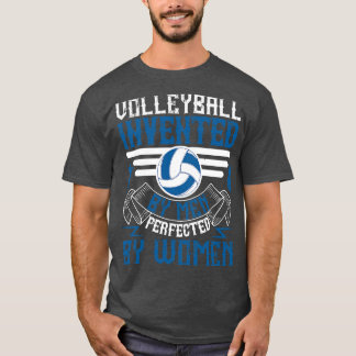 T-shirt Volley-Ball Inventé Par Les Hommes Perfectionnés P