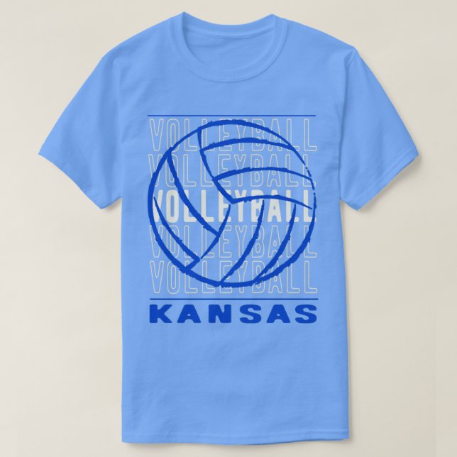 T-shirt Volley-ball Kansas (Design devant)