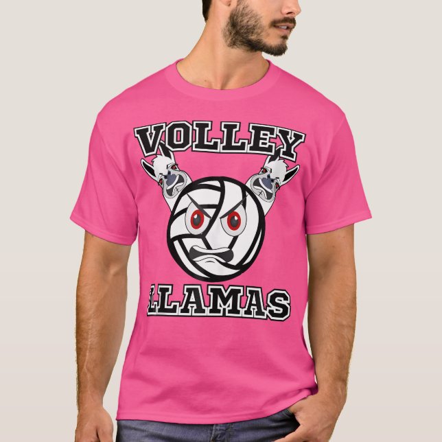 T-shirt Volley-ball Llamas (Devant)