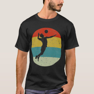 T-shirt volley-ball rétro vintage