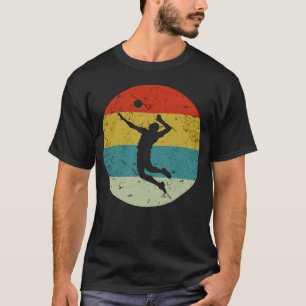 T-shirt Volley-ball vinatique rétro