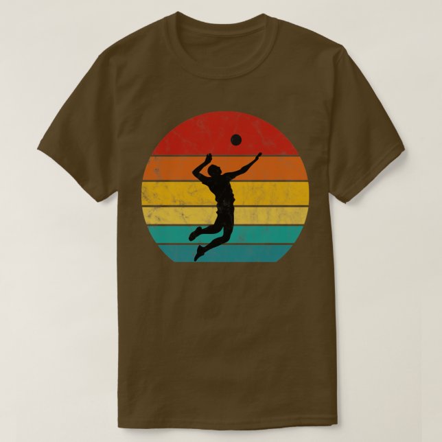 T-shirt Volley-ball vintage (Design devant)