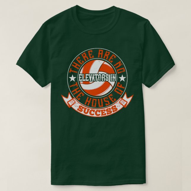 T-shirt Volley Il N'Y A Pas D'Ascenseurs (Design devant)