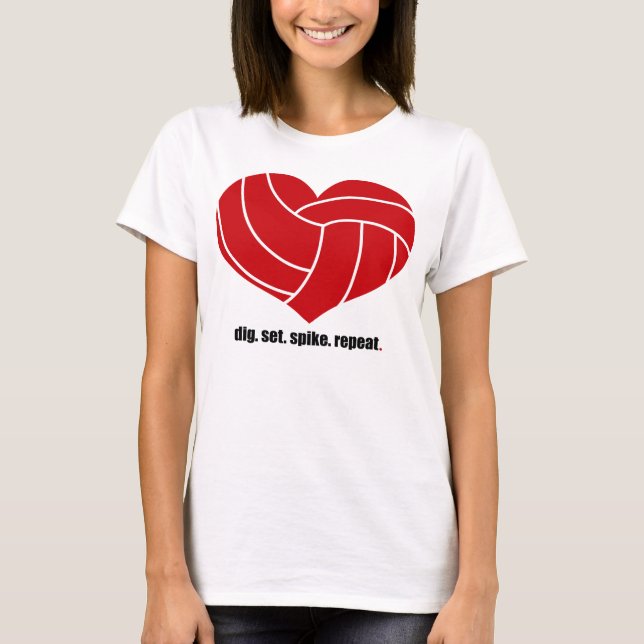 T-shirt volleyball (Devant)