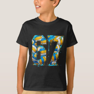 T-shirt Volleyball 67 Six Seven Sport Drôle Gen Alpha Z Me