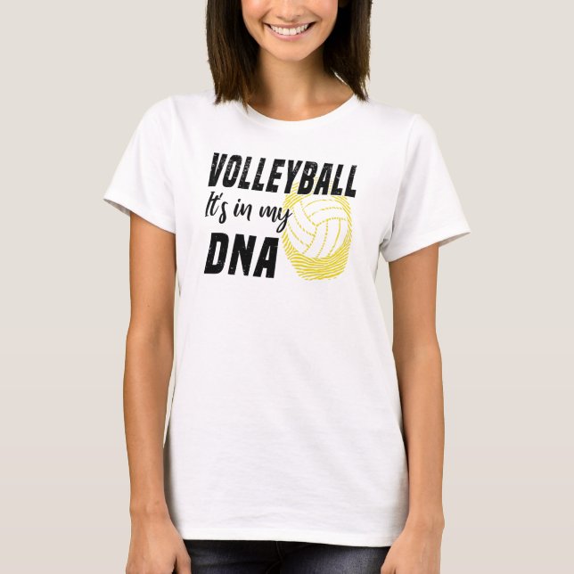 T-shirt Volleyball ADN Volleyball Joueur Love Ball (Devant)