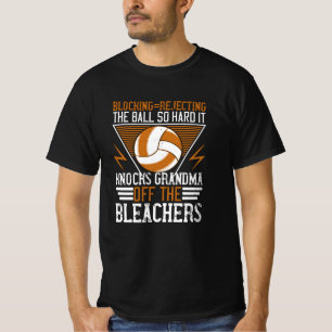T-shirt Volleyball - Bloquer La Balle Si Dur