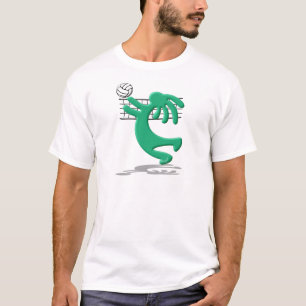 T-shirt Volleyball de Natif américain de Kokopelli