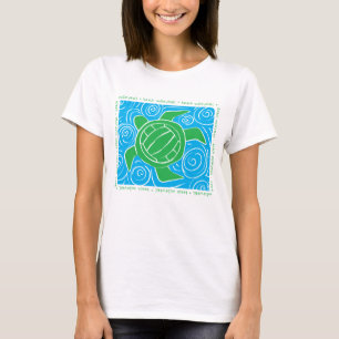 T-shirt Volleyball de plage de tortue