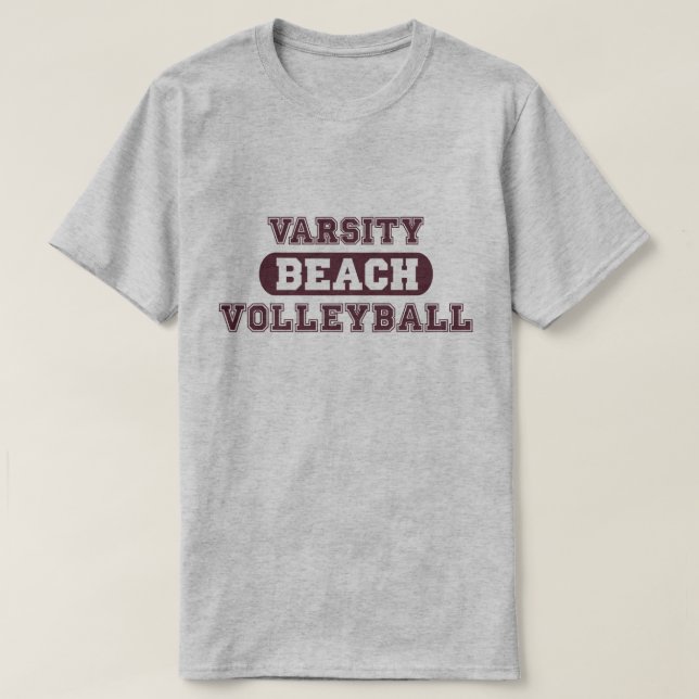 T-shirt Volleyball de plage drôle (Design devant)