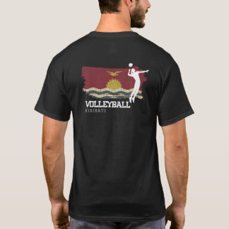 T-shirt Volleyball Drapeau Kiribati Filles Volleyball Femm