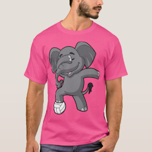 T-shirt Volleyball Elephant Joueur Entraîneur Équipe Maman