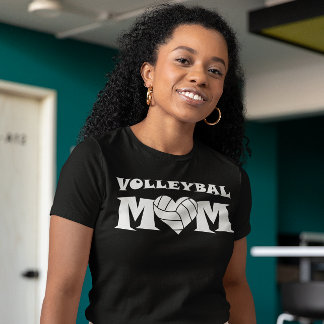 T-shirt Volleyball Maman Joueur personnalisé Nom et numéro